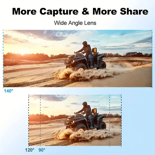 Ultra HD Action Camera – Waterproof 30M Mini Sport Cam with 2.0” Screen